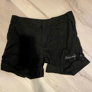 Cabo Style black Linen Shorts